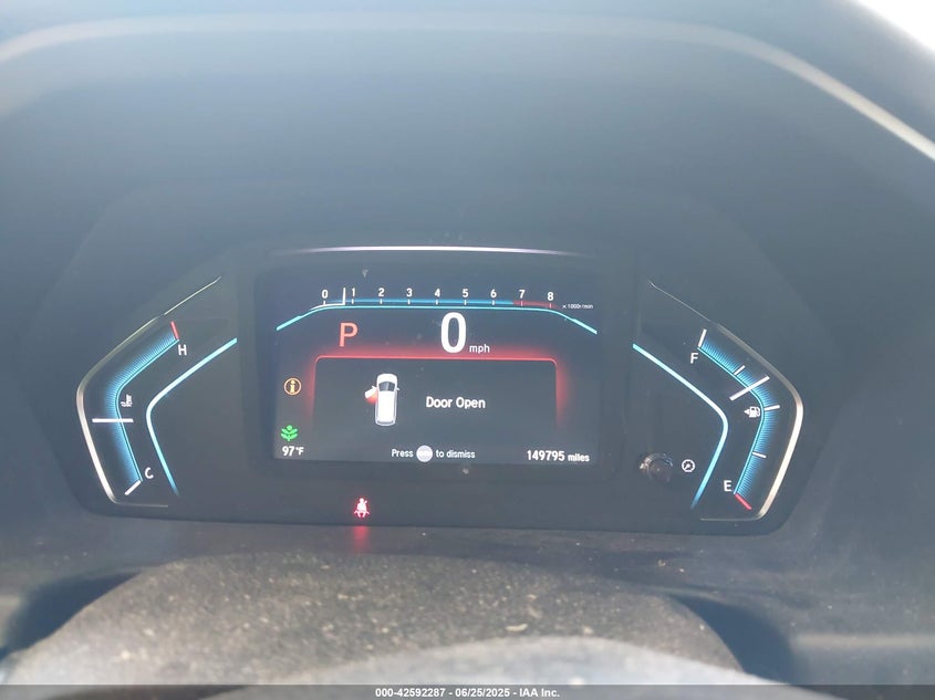VIN 5FNRL6H72KB046498 2019 HONDA ODYSSEY EX-L