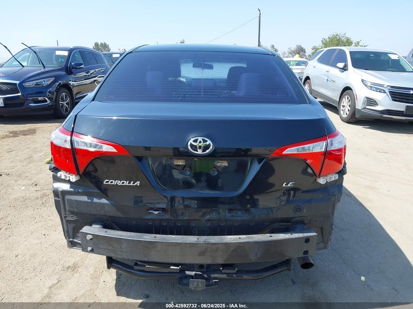 2015 TOYOTA COROLLA LE PLUS - 5YFBURHEXFP182323