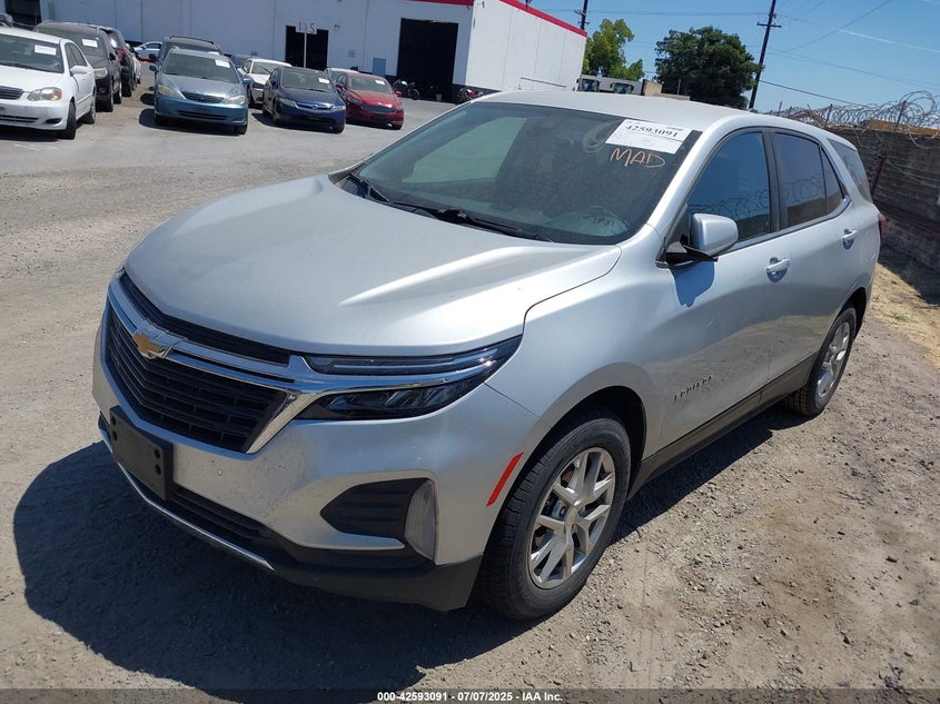2022 Chevrolet Equinox, Front End, IAAI, VIN 3GNAXJEV0NL224591 — photo 2