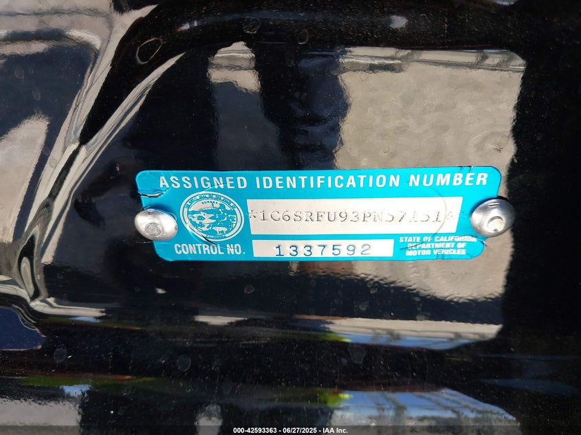 2023 RAM 1500 TRX  4X4 5'7 BOX - 1C6SRFU93PN571514