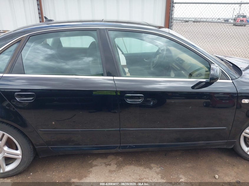 2008 Audi A4 2.0T VIN: WAUDF78E98A126840 Lot: 42593417