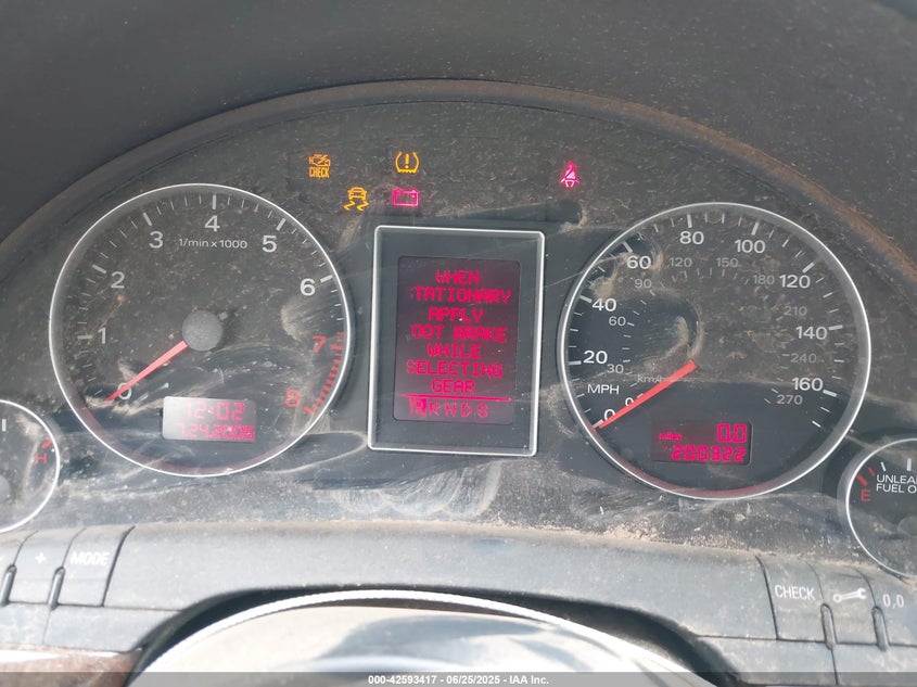 2008 Audi A4 2.0T VIN: WAUDF78E98A126840 Lot: 42593417