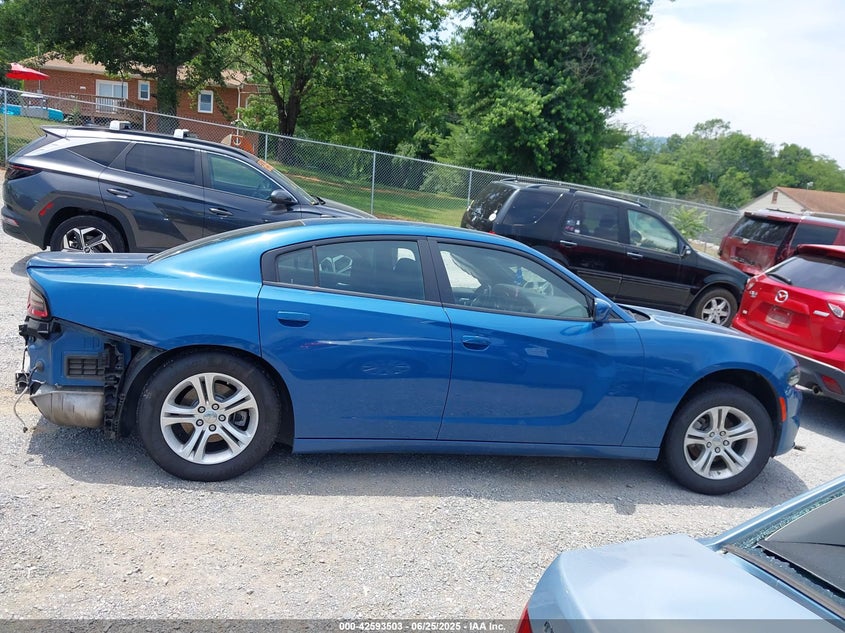 VIN 2C3CDXBG7NH264098 2022 DODGE CHARGER SXT RWD
