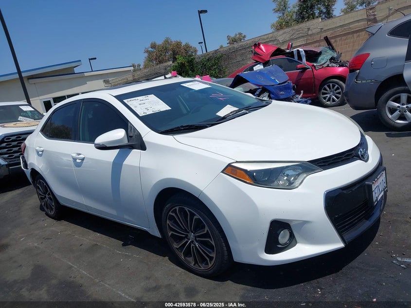2014 TOYOTA COROLLA S PREMIUM - 5YFBURHE8EP058596