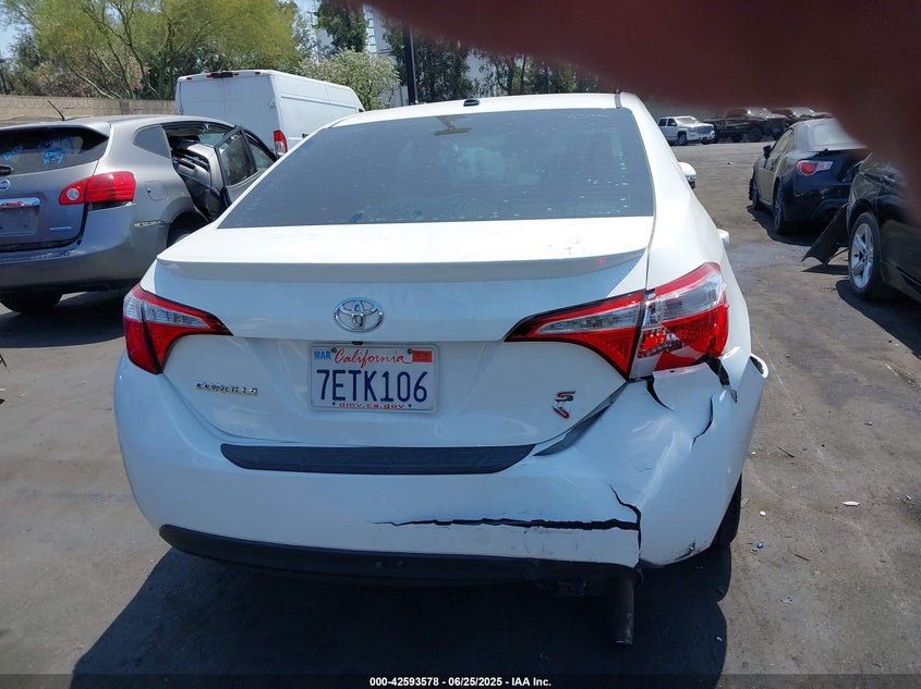 2014 TOYOTA COROLLA S PREMIUM - 5YFBURHE8EP058596