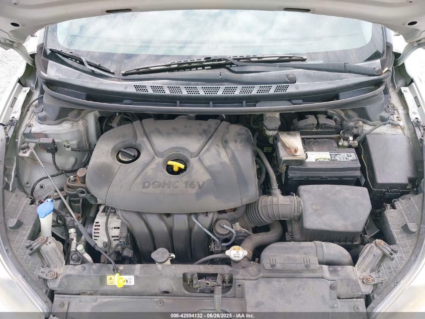 2013 Hyundai Elantra Gls VIN: 5NPDH4AE4DH382098 Lot: 42594132