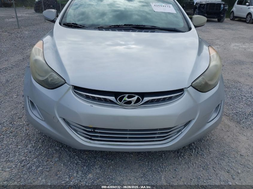 2013 Hyundai Elantra Gls VIN: 5NPDH4AE4DH382098 Lot: 42594132