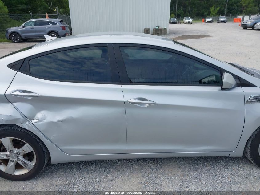 2013 Hyundai Elantra Gls VIN: 5NPDH4AE4DH382098 Lot: 42594132