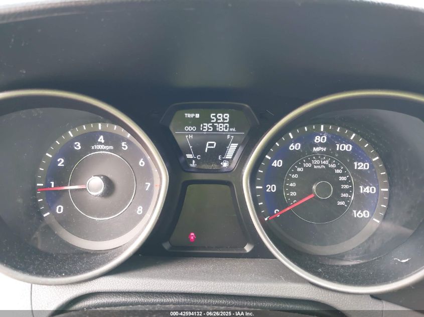 2013 Hyundai Elantra Gls VIN: 5NPDH4AE4DH382098 Lot: 42594132