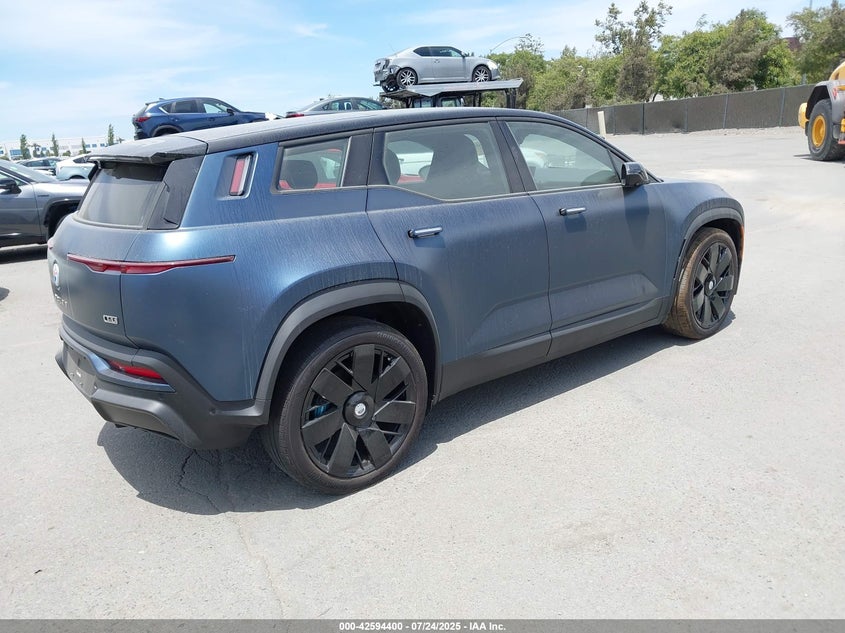 Vin: vcf1zbu26pg001883, lot: 43087361, fisker ocean one 20234