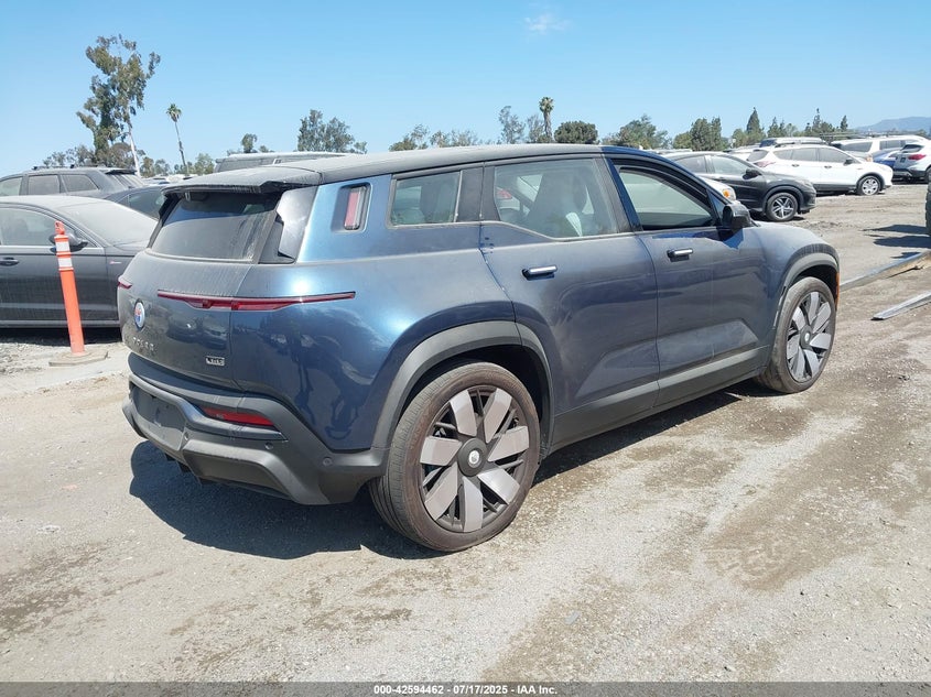 Vin: vcf1zbu26pg002127, lot: 43087425, fisker ocean one 20234