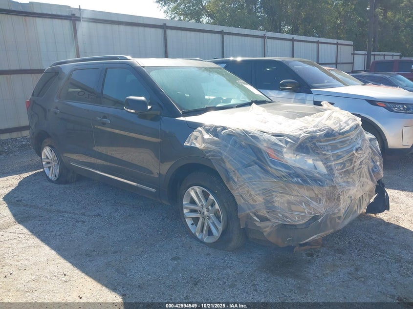 Vin: 1fm5k7d81hgd10097, lot: 43087510, ford explorer xlt 20171