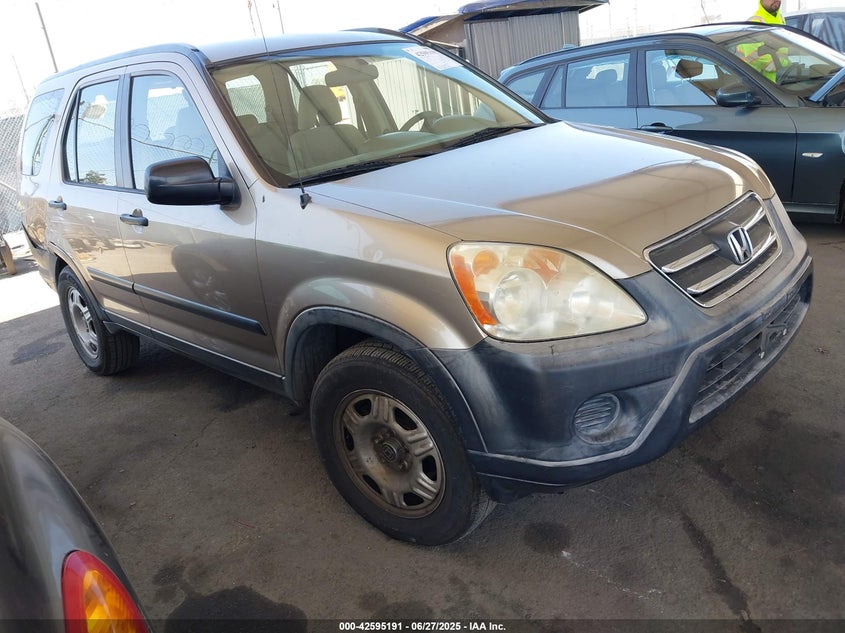 JHLRD68575C014095 2005 Honda Cr-V Lx auction photo 1