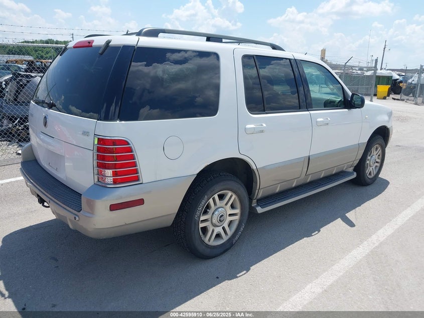 2003 Mercury Mountaineer VIN: 4M2DU86K83Z154012 Lot: 42595910