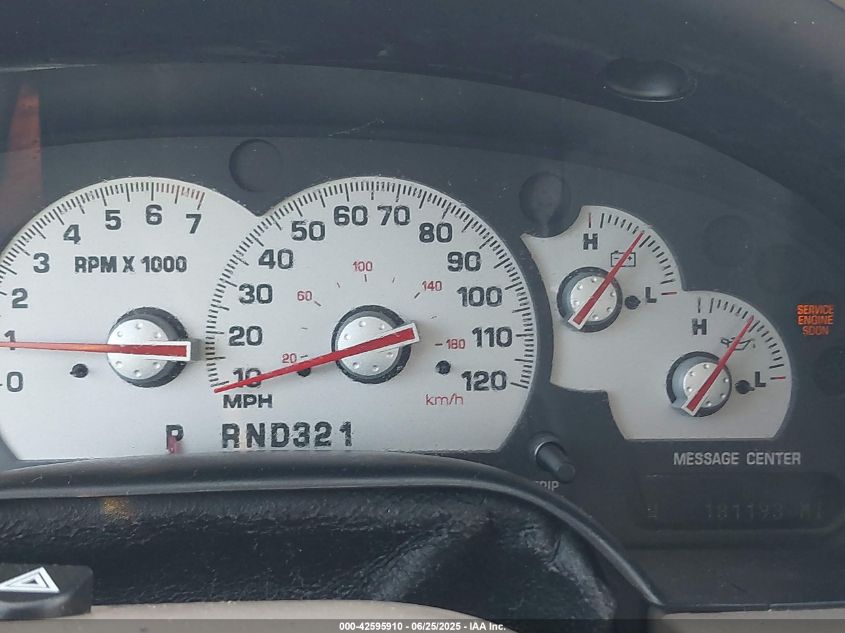 2003 Mercury Mountaineer VIN: 4M2DU86K83Z154012 Lot: 42595910