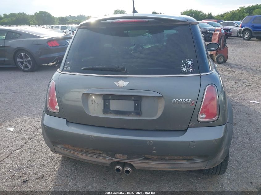 2006 Mini Cooper S VIN: WMWRE33536T137021 Lot: 42596452