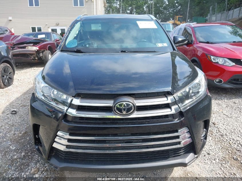 2019 Toyota Highlander Limited VIN: 5TDDZRFH5KS704283 Lot: 42597169
