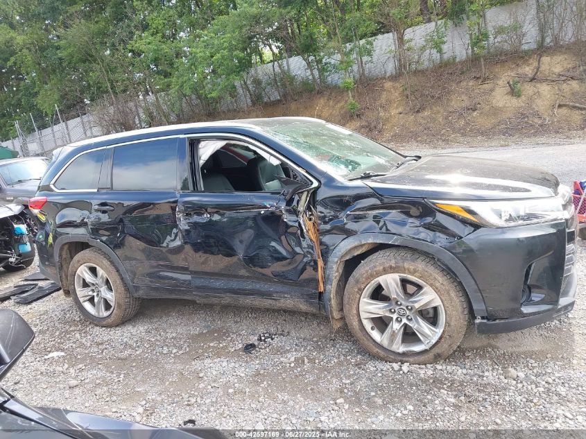 2019 Toyota Highlander Limited VIN: 5TDDZRFH5KS704283 Lot: 42597169