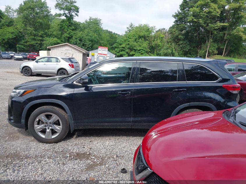 2019 Toyota Highlander Limited VIN: 5TDDZRFH5KS704283 Lot: 42597169