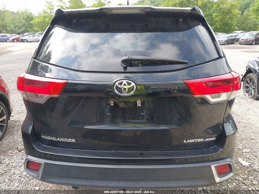 2019 Toyota Highlander Limited VIN: 5TDDZRFH5KS704283 Lot: 42597169