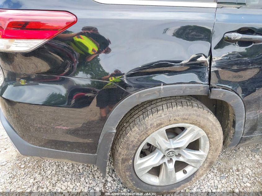 2019 Toyota Highlander Limited VIN: 5TDDZRFH5KS704283 Lot: 42597169