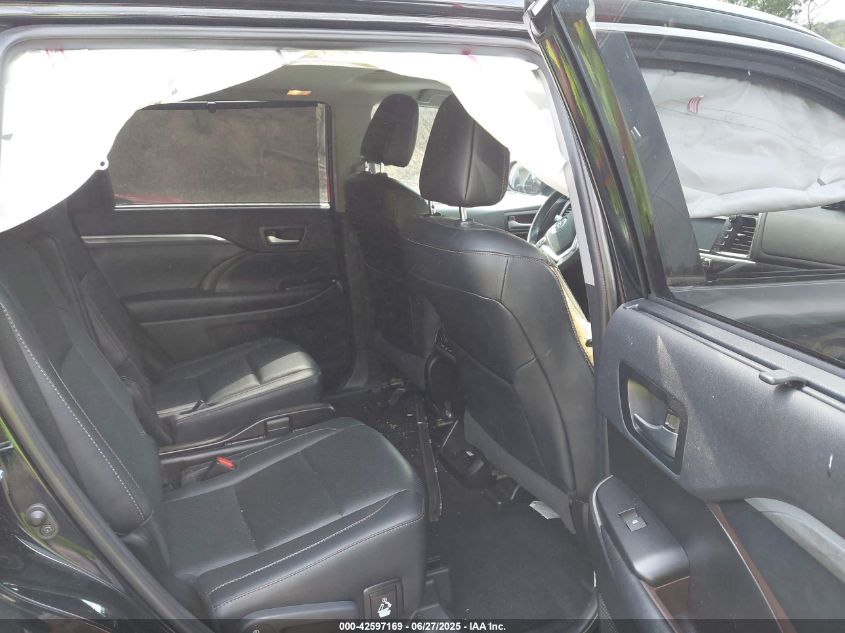 2019 Toyota Highlander Limited VIN: 5TDDZRFH5KS704283 Lot: 42597169