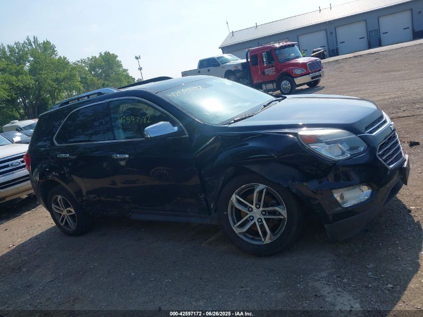 2016 Chevrolet Equinox Ltz VIN: 2GNFLGEK7G6275751 Lot: 42597172