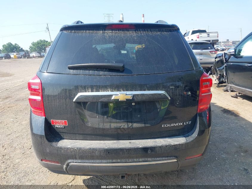 2016 Chevrolet Equinox Ltz VIN: 2GNFLGEK7G6275751 Lot: 42597172
