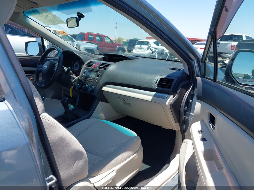 2012 SUBARU IMPREZA VIN: JF1GPAL6XCG214964