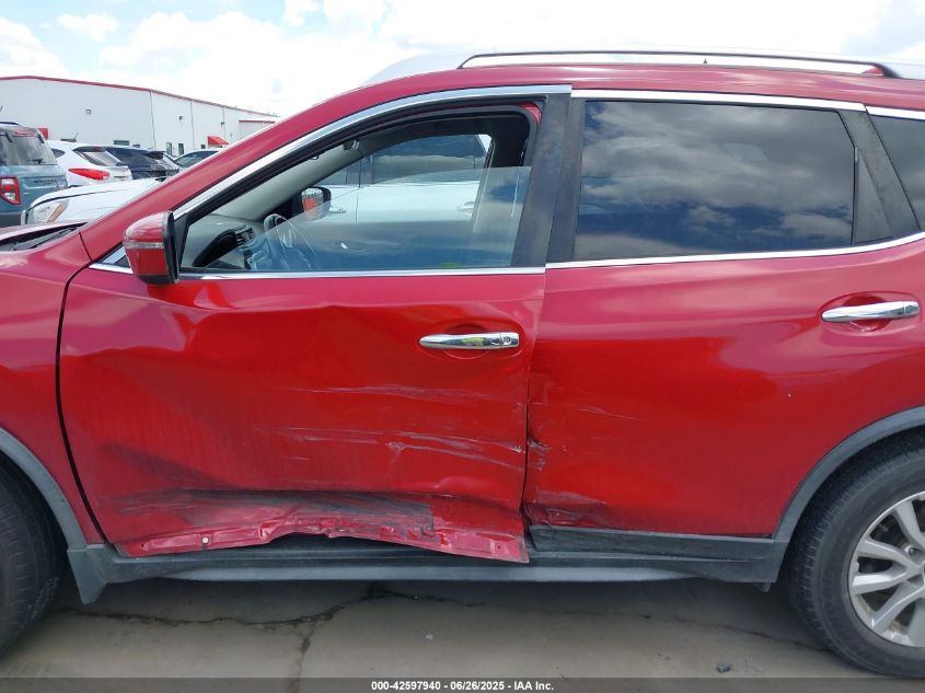 2017 Nissan Rogue Sv VIN: JN8AT2MT7HW403627 Lot: 42597940