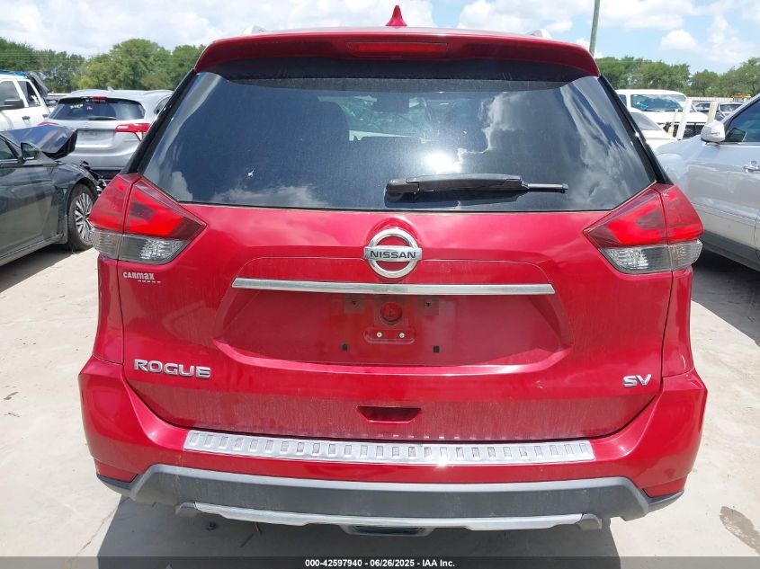 2017 Nissan Rogue Sv VIN: JN8AT2MT7HW403627 Lot: 42597940