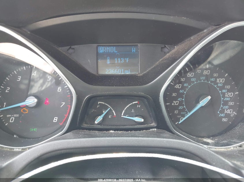 2012 FORD FOCUS VIN: 1FAHP3F25CL115808