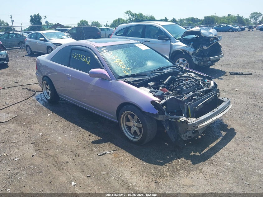 1HGEM21955L027706 2005 Honda Civic Ex auction photo 1