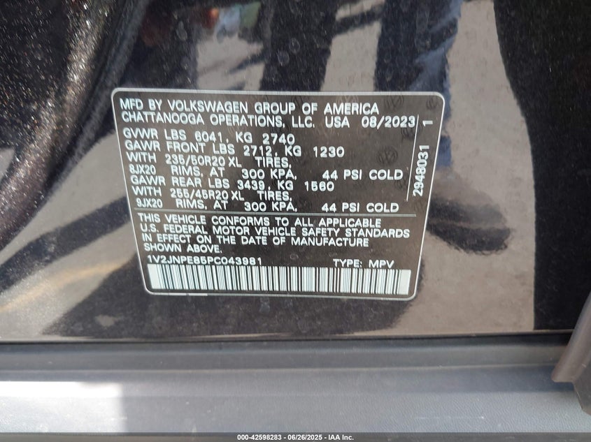 1V2JNPE85PC043981 2023 VOLKSWAGEN ID.4 photo no. 9