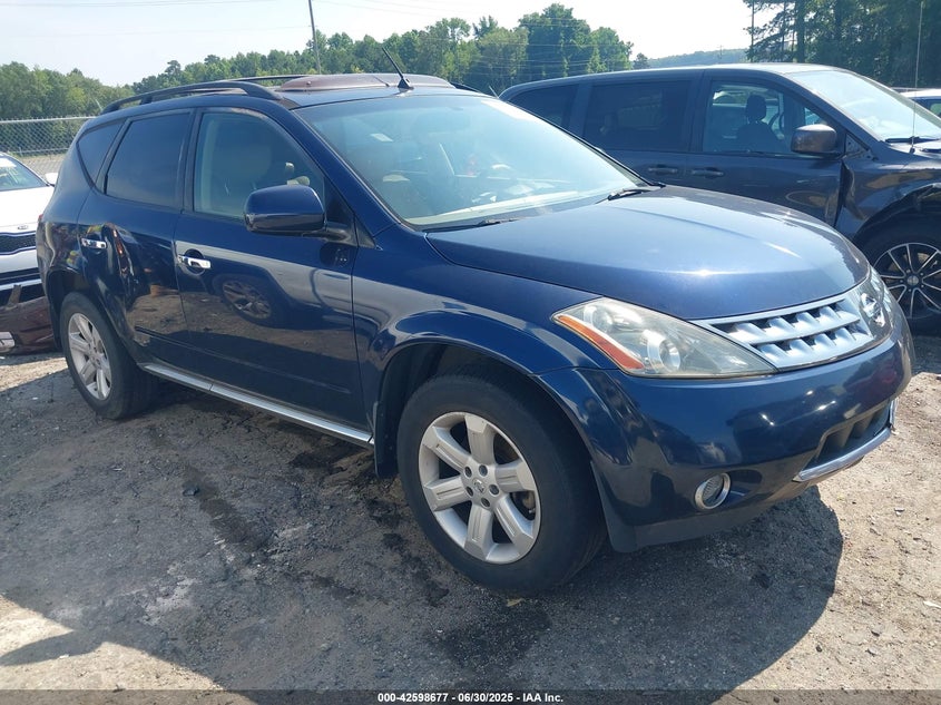 JN8AZ08W57W629185 2007 Nissan Murano Sl auction photo 1
