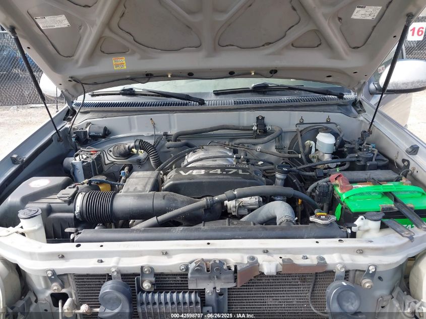 2002 Toyota Tundra Ltd V8 VIN: 5TBRT38112S278928 Lot: 42598707