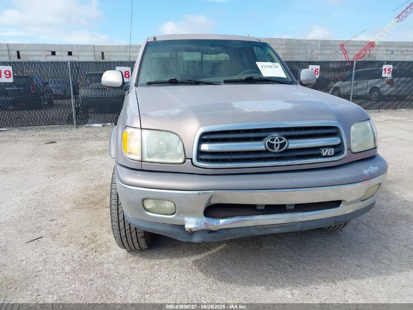 2002 Toyota Tundra Ltd V8 VIN: 5TBRT38112S278928 Lot: 42598707