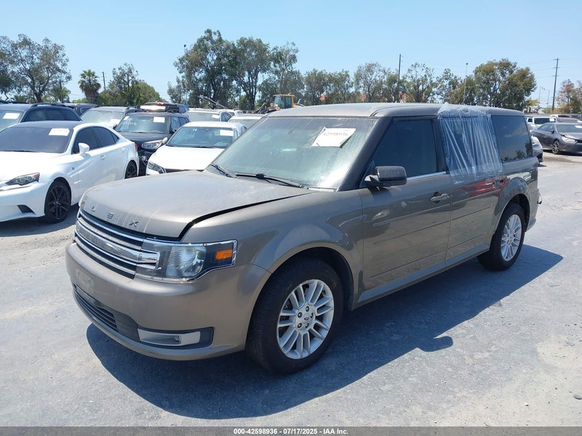 Vin: 2fmgk5c86ebd39824, lot: 43091897, ford flex sel 20142