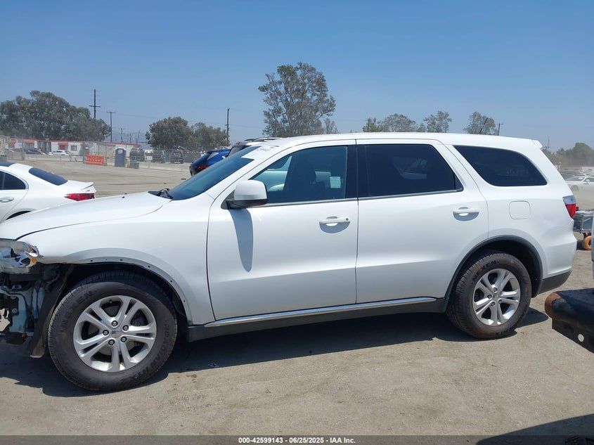 2013 DODGE DURANGO VIN: 1C4RDHAG0DC669587