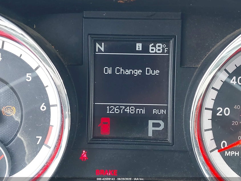2013 DODGE DURANGO VIN: 1C4RDHAG0DC669587