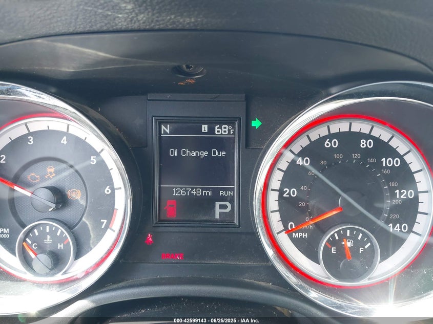 2013 DODGE DURANGO VIN: 1C4RDHAG0DC669587