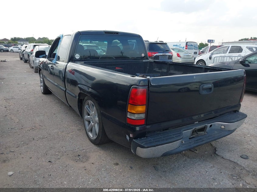 2001 GMC Sierra 1500 Sl black truck gasoline 2GTEC19V211354707 photo #4