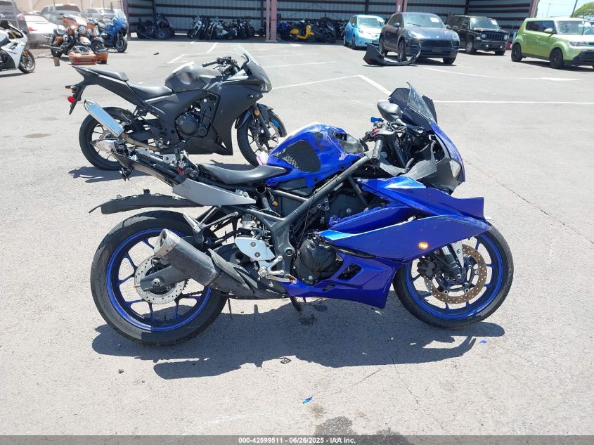 2020 Yamaha Yzfr3 A VIN: MH3RH18Y5LK003664 Lot: 42599511