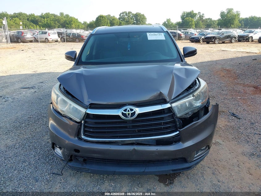 2016 TOYOTA HIGHLANDER LIMITED V6 - 5TDYKRFH6GS140253