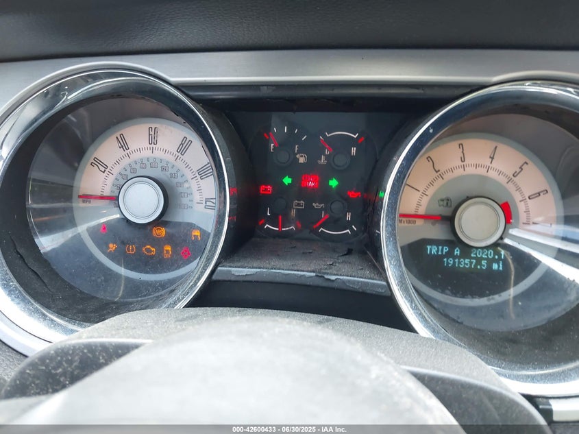 2010 FORD MUSTANG VIN: 1ZVBP8AN0A5156120