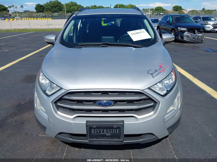 2019 FORD ECOSPORT VIN: MAJ3S2GE3KC274837