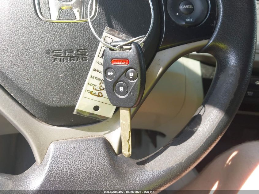 2012 Honda Civic Lx VIN: 2HGFB2F5XCH501403 Lot: 42600492