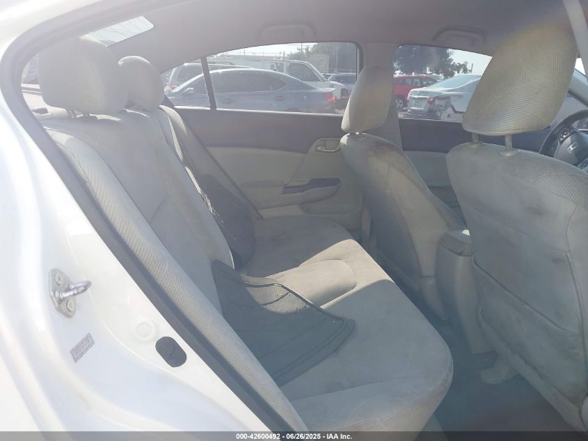 2012 Honda Civic Lx VIN: 2HGFB2F5XCH501403 Lot: 42600492