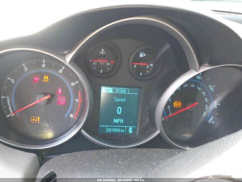 2014 Chevrolet Cruze Ls Auto VIN: 1G1PA5SH6E7456605 Lot: 42600503