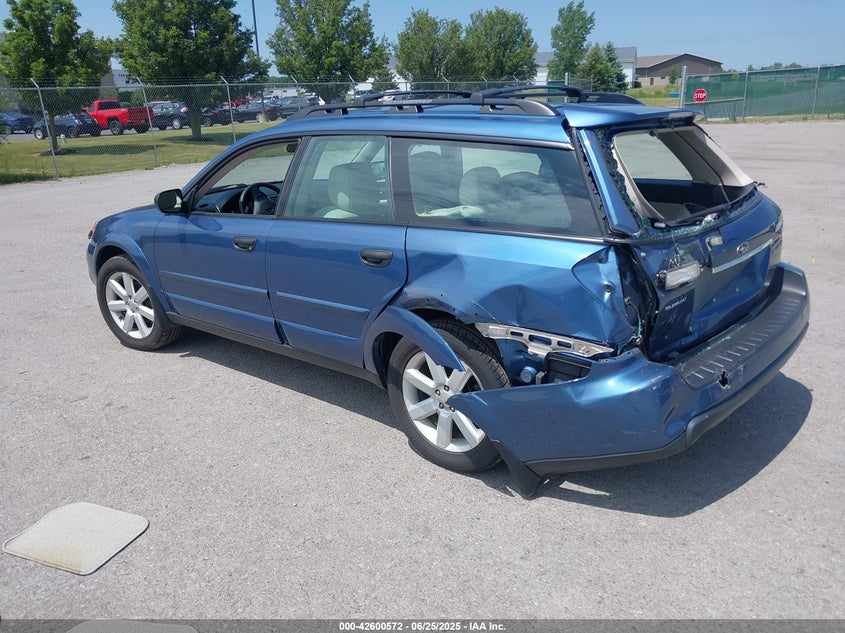 2007 SUBARU OUTBACK VIN: 4S4BP61C977321595